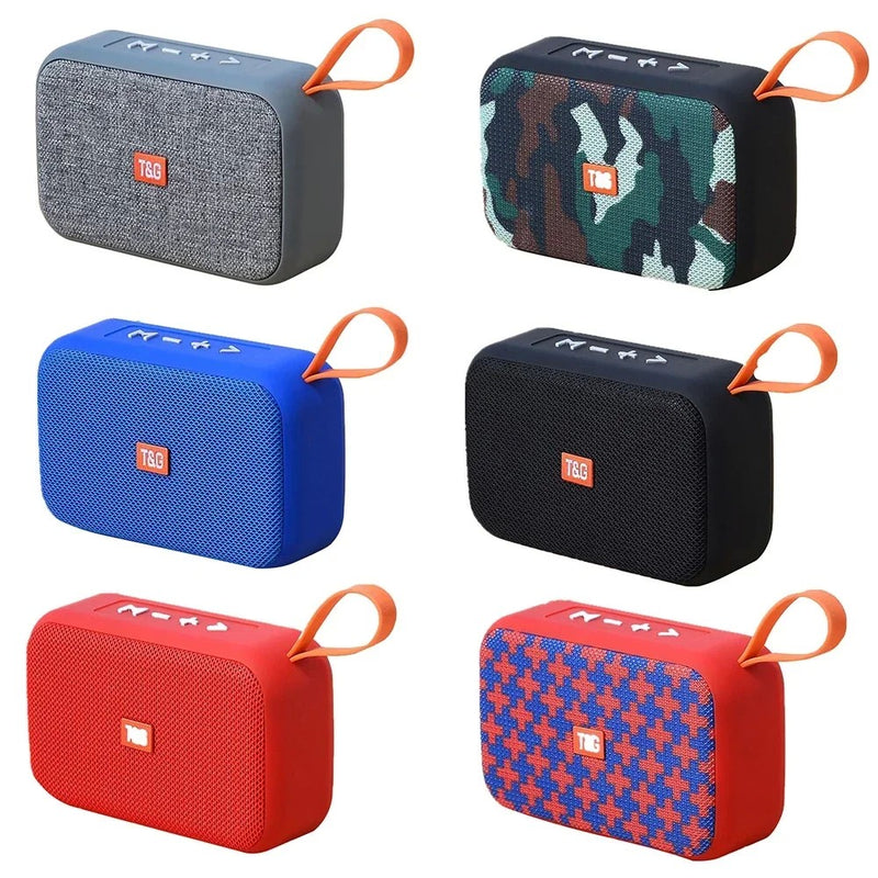 Caixa de Som Portátil T&G TG506 Bluetooth com Rádio FM, USB e Grave Reforçado