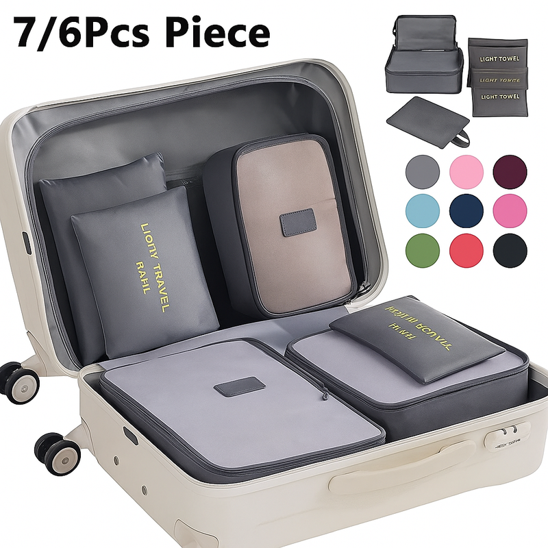 Kit 7 Bolsas Organizadoras