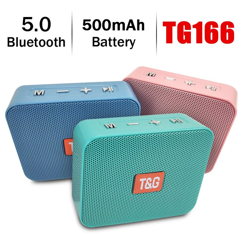 Caixa de Som Bluetooth T&G TG166 Estilo Boombox com USB, Rádio FM e Som Potente